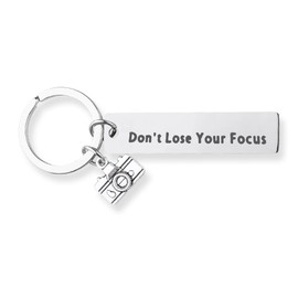 Camera Keychain for Photographer Gifts for Women Men Photography Gifts Keychain Camera for Inspirational Encouragement Gifts for Photographers Inspirational Keychains for Photography Accessories