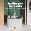 KZKR Spin Mop and Bucket System with Dual Compartment Mop
