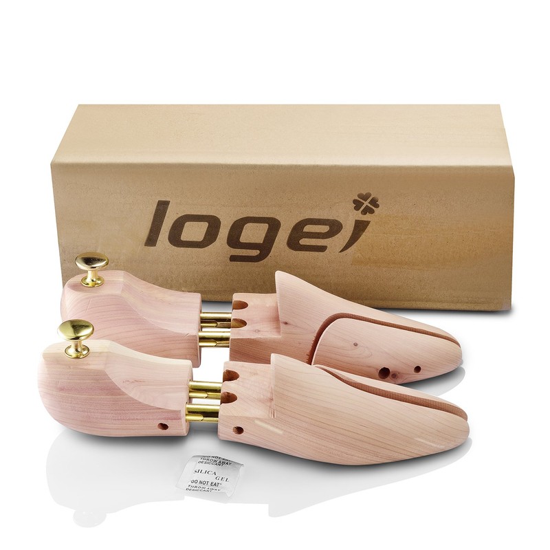 Logei (1 Pair) Cedar Wood Shoe Tree Shoe Stretcher Shaper