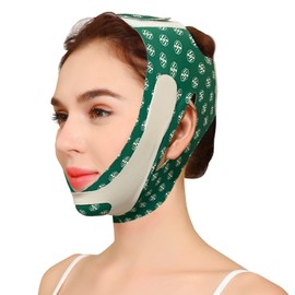 SEWOG Line Lifting Mask Correa Adelgazante Facial - Reductor de Doble Barbilla, Máscara de Barbilla de Silicona Suave Reutilizable Cinturón de Levantamiento Facial, para La Cara Flacida de Arrugas 1
