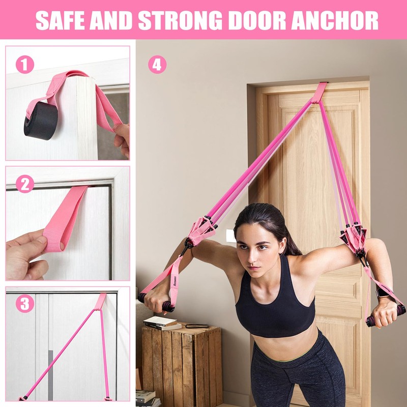 Resistance Bands Women, 150lbs Workout Bands Resistance, Exercise Bands Set