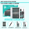 Lash Extension Kit 320Pcs,DIY Individual Lashes Clusters Kit,Lash Bond And