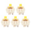 45Pcs Mechanical Keyboard Switches Waterproof Backlight Silent Linear Mechanical Key