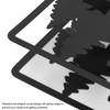 2pcs Tree Napkin Holder Hollow Out Tree Pattern Thickened Nonslip