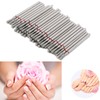 50pcs Inverted Cone Shape Nail Polishing Grinding Head Nail Art