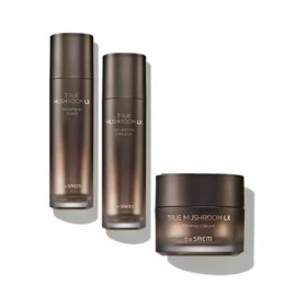 The Saem 더샘 트루 머쉬룸 스킨케어 토너 + 에멜젼 + 크림 set BNS The Sam True Mushroom Skincare Toner + Emulsion + Cream Set BNS