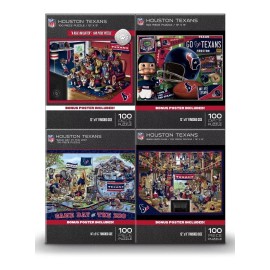 Houston Texans 4 in 1 Puzzle Pack SP4