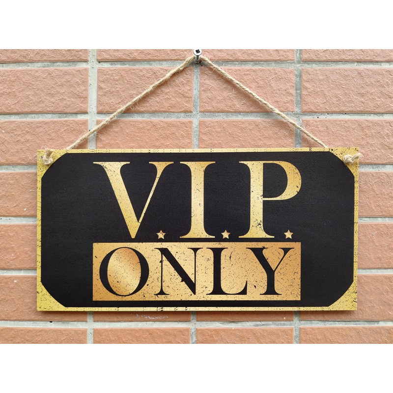 CARISPIBET V.I.P. Only Home signs house decorative hanging ornament wall