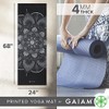 Gaiam - Alfombrilla de yoga con estampado antideslizante para todo