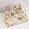 bofeiull Glass Makeup Brush Holder, Makeup Brush Organizer Jewelry Display