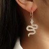 Wedity Snake Earrings, Gold Crystal Animal Earrings, Jewelry for Women