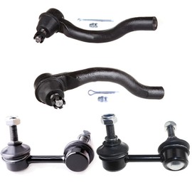 ASAPE Front Tie Rod Sway Bar End Link Replacement for 2006-2011 for Honda Civic - 4PCS Set