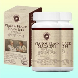 True Formula 트루포뮬러 비아노스 블랙마카 2514 1260mg 120정 2박스 마카정제 남성영양 간편섭취 대용량구성 활력관리