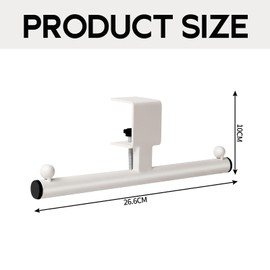 Kopfhörer Headsetständer Halterung Schreibtisch, Headsethalter mit Haken auf Beiden Seiten, Kein Bohren Erforderlich, Headset Halterung Tisch für GeträNkehalter, Taschenhalter und Kabel, Schwarz