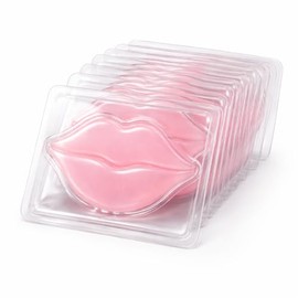 Mascarillas para Labios Coreanas de Colágeno – Pack de 10 Piezas Hidratantes – Lip Mask K-Beauty para Cuidado, Suavidad y Nutrición de los Labios