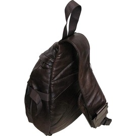 APC Leather Cross Body Sling Bag (#1519-3)-Brown