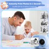Portable Instant Camera for Kids Print Photos Travel Digital 1080P