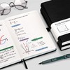 RETTACY Lined Journal Notebook - A5 Note Book Hardcover Thick