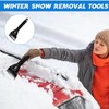 Yuqilin Pack of 2 Ice Scraper Car, Black/Red Windscreen Scratcher,
