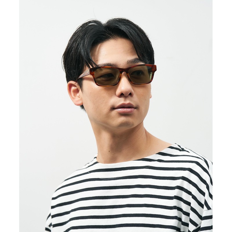 [ゾフ] ウェリントン型 サングラス（ブラウン（デミ柄））｜UVカット 紫外線カット率99.9%以上 メンズ 男性用 男女兼用 運転 ドライブ 釣り用