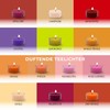 pajoma® Tea Lights Pack of 8, Orange, 64 Scented Tea