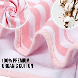 Mama Cheetah Baby Swaddle Sack, Organic Swaddle Blanket, Newborn Swaddle Sleep Sack, Adjustable Infant Swaddle Wrap, Easy Swaddles for Girls 0-3 Month, Baby Essentials, Nursery Swaddling, 3-Pack, Pink