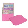 White Magic Dish Drying Mat, Rose - Absorbent & Hygienic,