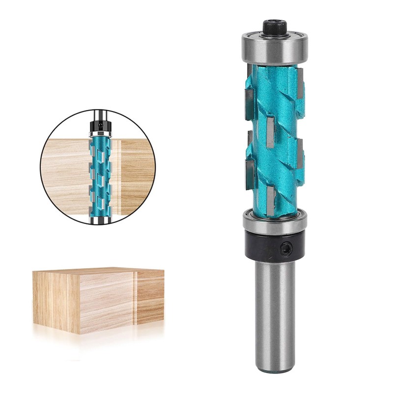 Spiral Flush Trim Router Bit, 1/2 Inch Shank Carbide Flush