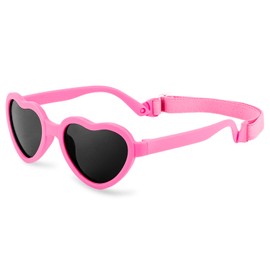 Hifot Baby Sunglasses UV400 Polarised Sunglasses Toddler Girls Boys Sunglasses Protection Against Ultraviolet Sun Rays 0-3 Years, pink