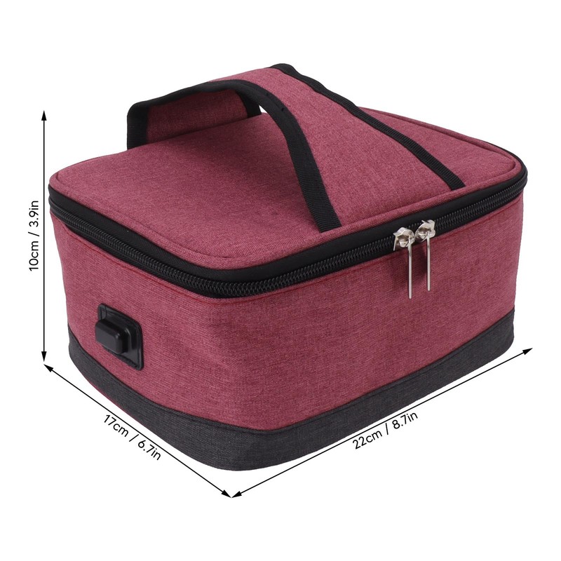 USB Heating Insulation Bag Portable Electric Heating Food Container Constant