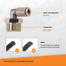 maXpeedingrods 2PCS Universal Air Suspension Spring Double Bellow Standard 2500 lbs 1/2"npt Single Port Replacement Air Helper Bags for Trucks