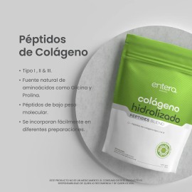 Colágeno Hidrolizado Entera Pharma Sabor Polvo Porciones