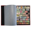 Supersafe Stamp Album Stockbook with 16 Black Pages and Glassine
