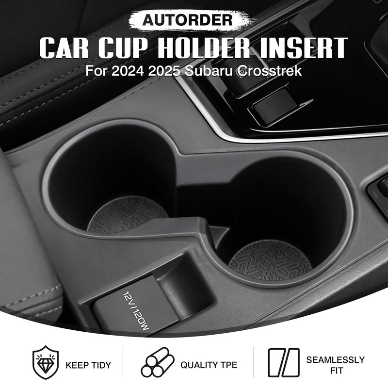 Autorder Car Cup Holder for Subaru Crosstrek 2024-2026 Accessories Water