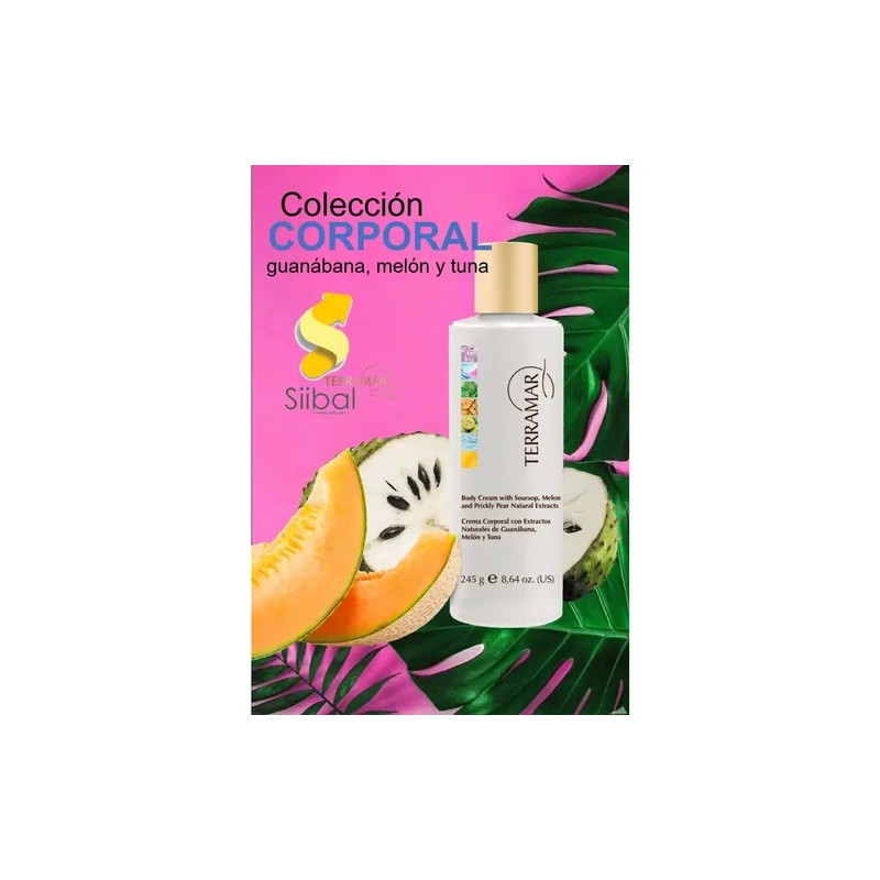 Crema Corporal Humectante Guanábana, Melón Y Tuna Terramar