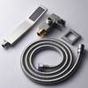 WHSHOWER Brushed Nickel Solid Brass Shower Wand High Pressure Handheld