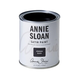 Annie Sloan - Satin Paint - Athenian Black - 25 Fl Oz (750 mL)