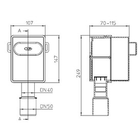 Hutterer und Lechner HL 4000 Flush-Mounted Washer Kit, Includes Mounting Straps