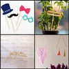 Zerodis DIY Wooden Craft Poles, Small Wooden Construction Poles, 10
