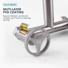 DOLGABA Wall Mount Kitchen Faucet with Sprayer, 6 Inches Commercial