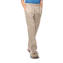 CLASSROOM Big Boys' Uniform Pull-On Husky Pant, Khaki, 10H