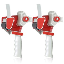 BOMEI PACK 2 Inch Packaging Tape Dispenser Gun,2 Pack Handheld Tape Dispenser Gun,Heavy Duty Tape Dispenser for Packing Tape Refills,Tape Gun, Packaging Tape Gun Dispenser for Boxes Sealing