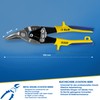 S&R Tin Snips Aviation 250mm, Made of Cr-Mo Steel, for