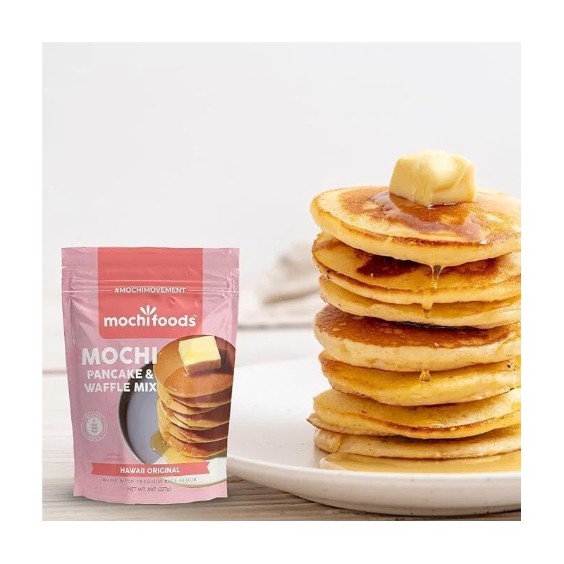 Mochi Foods Hawaii Original Mochi Pancake Mix - Light, Fluffy