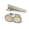 Premium 1955 Lucky Australian sixpence cufflinks for a 70th Birthday