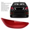 Rear Bumper Reflector for Accent LE SE Red Warning, Waterproof,