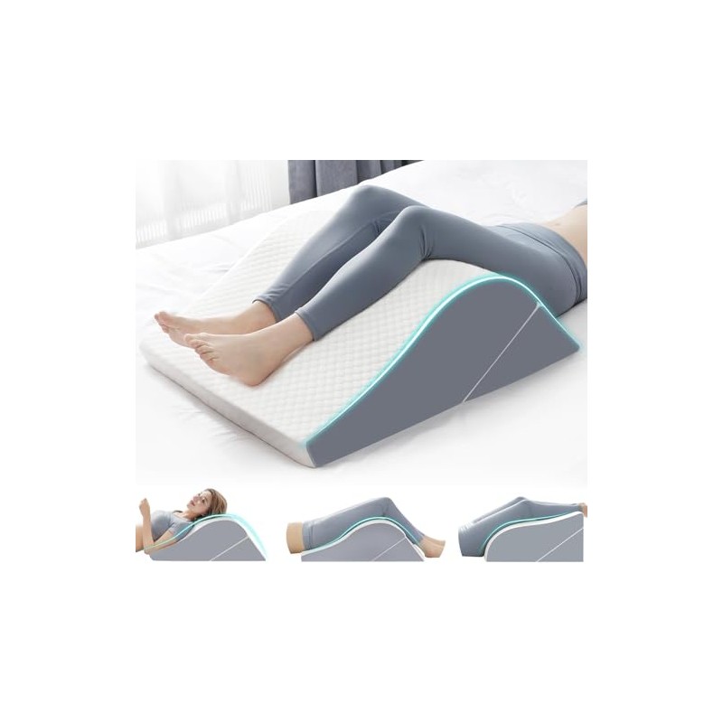 Simpledad 2PCS Almohadas en cuña para elevar piernas, Ideales para