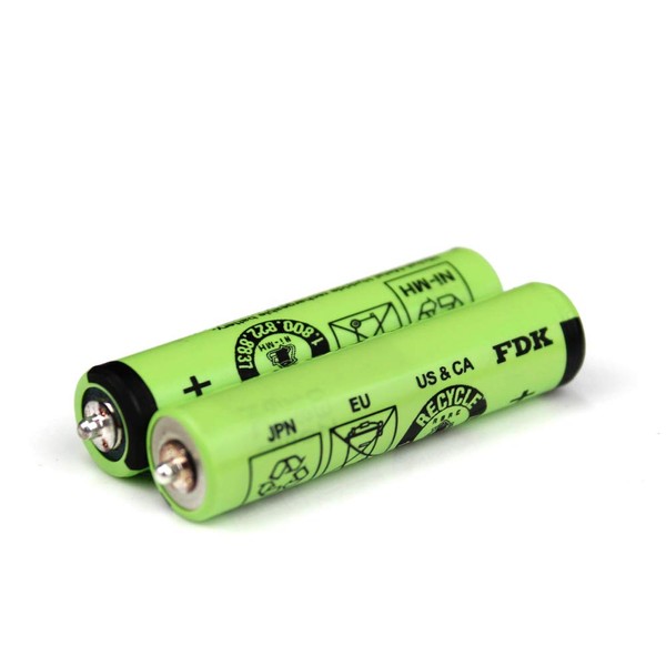 PULADU 2 piezas 1HR-AAAUV para Afeitadora eléctrica B ra un Batería Cruzer 1.2 V Ni-Mh FDK
