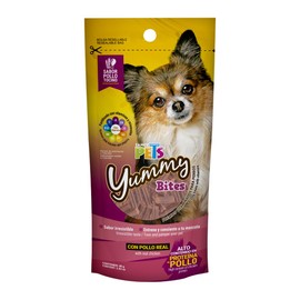 Fancy Pets Premios para Perros Yummy Bites Sabor Pollo-Tocino 80g                                                                                     