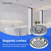 Shower Drain Hair Catchers - Bathtub Drain Covers 2 Pcs